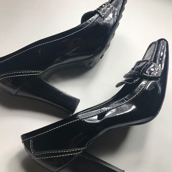 ✨Cole Haan✨Black Buckle Heels - Picture 8 of 8